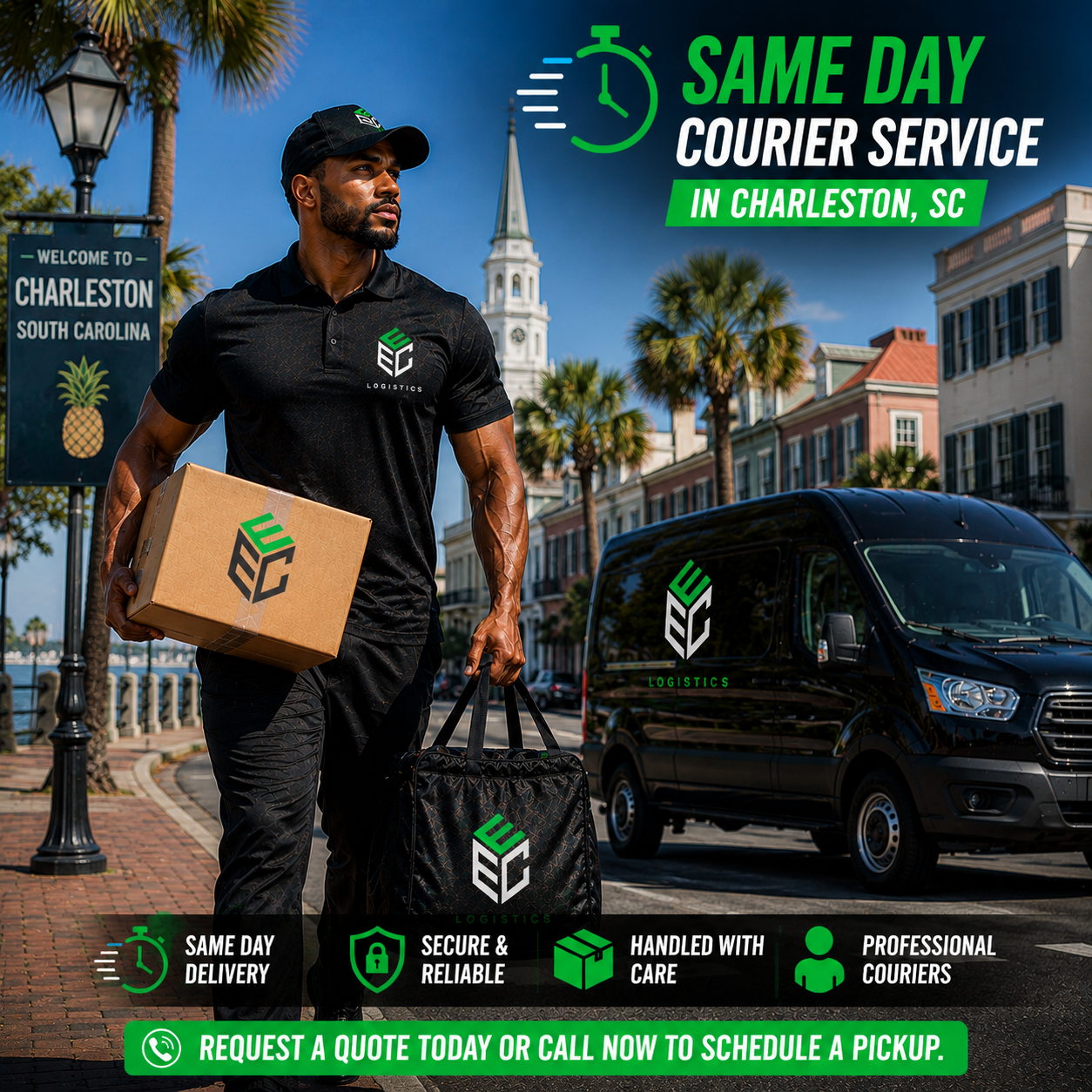 Same Day Courier Service in Charleston, SC