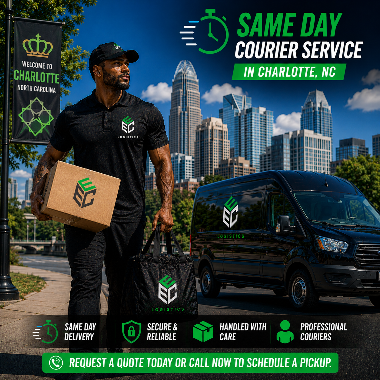 Same Day Courier Service in Charlotte, NC