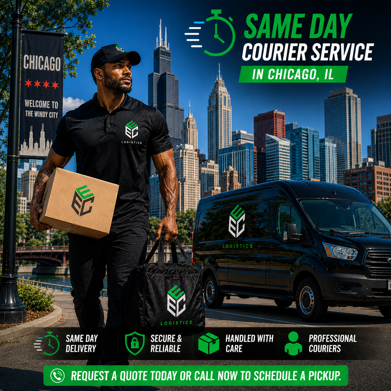 Same Day Courier Service in Chicago, IL
