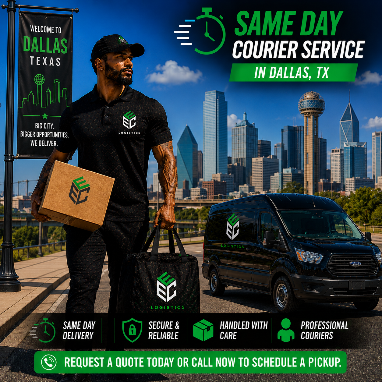 Same Day Courier Service in Dallas, TX