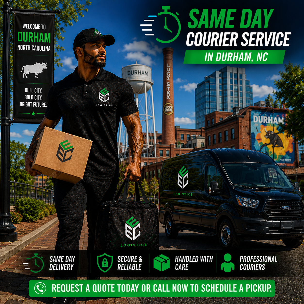 Same Day Courier Service in Durham, NC