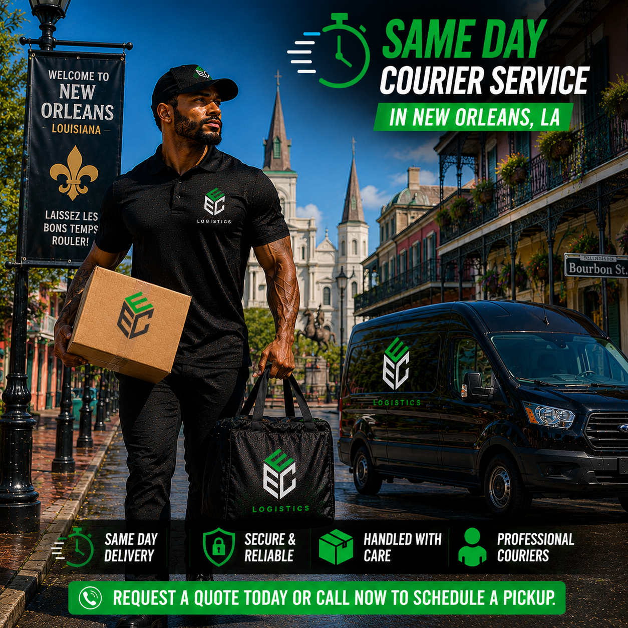 Same Day Courier Service in New Orleans, LA