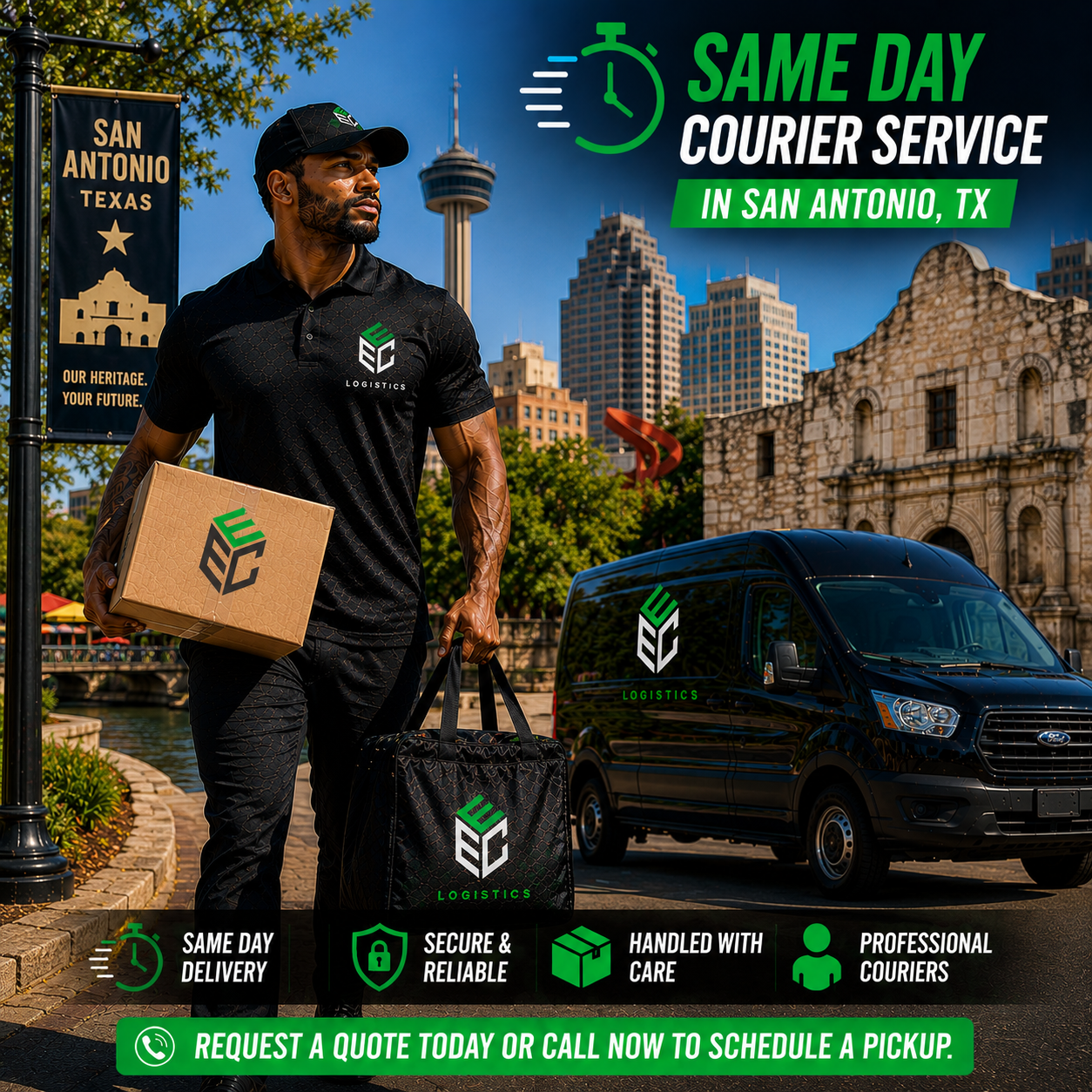 Same Day Courier Service in San Antonio, TX
