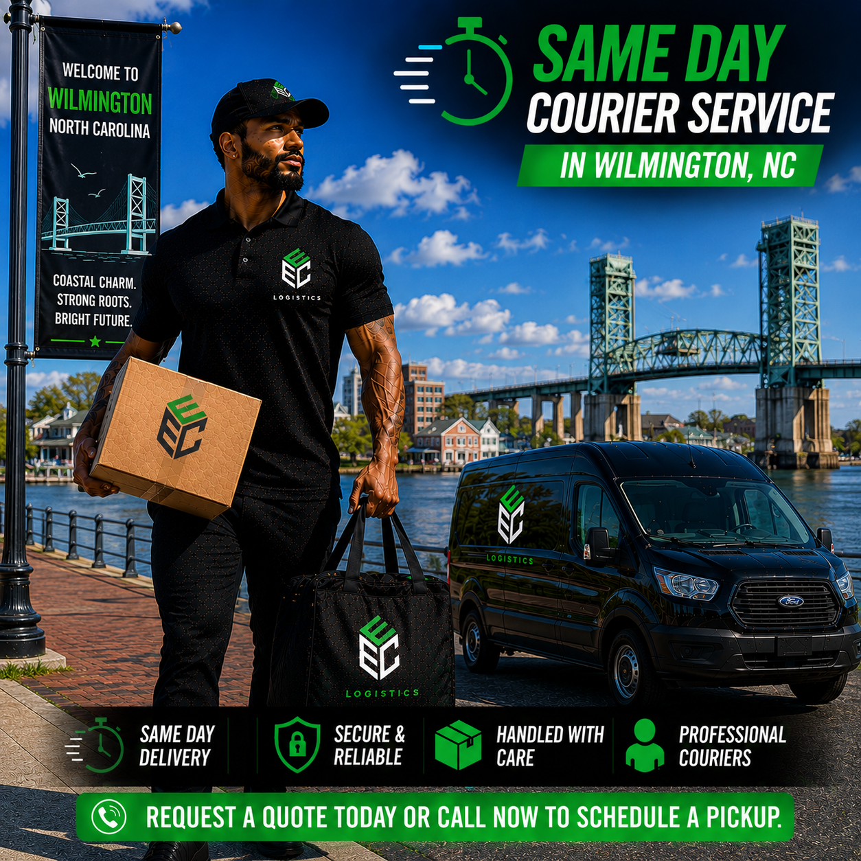 Same Day Courier Service in Wilmington, NC